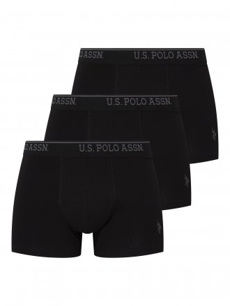 U.S. POLO ASSN. 3Pack boxerky 80097  černá